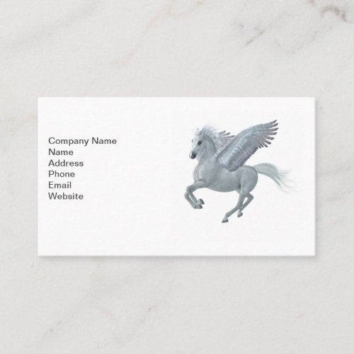 Pegasus Taking Off Business Card
