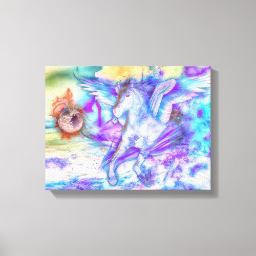 PEGASUS THE DEVINE HORSE CANVAS PRINT