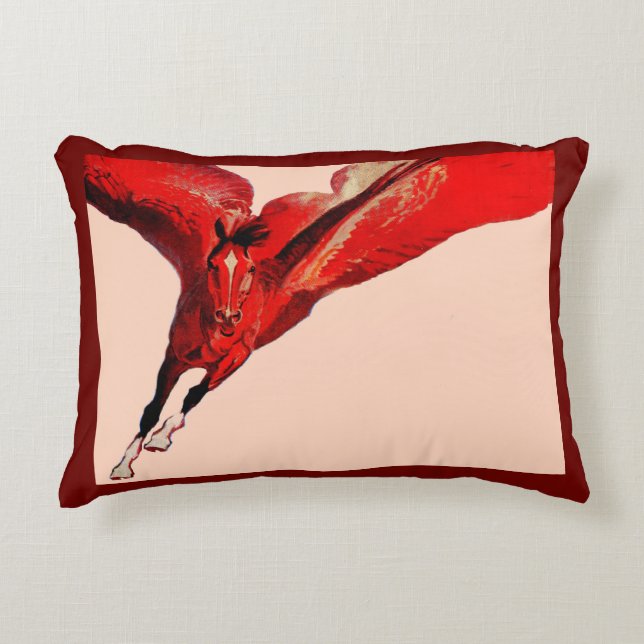 Pegasus the flying horse accent pillow (Front)