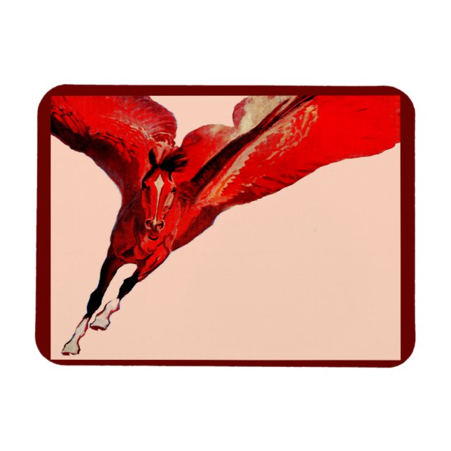 Pegasus the flying horse magnet (Horizontal)