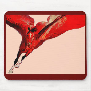 Pegasus the flying horse mouse pad