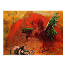 "Pegasus & the Hydra" by Odilon Redon Postcard "Pegasus & the Hydra" by Odilon Redon Postcard