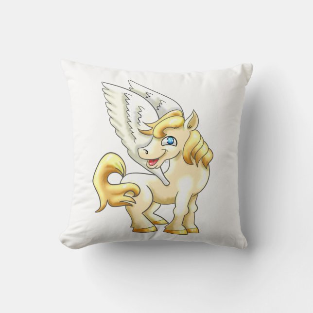 Pegasus Throw Pillow (Front)