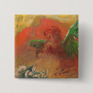 Pegasus Triumphant Pinback Button