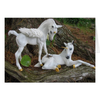 Pegasus & Unicorn Foals Cards