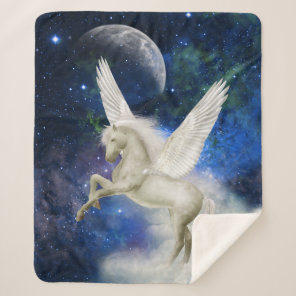 Pegasus Universe Medium Sherpa Fleece Blanket
