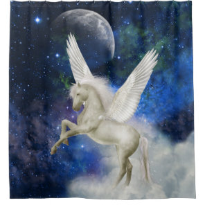 Pegasus Universe Shower Curtain