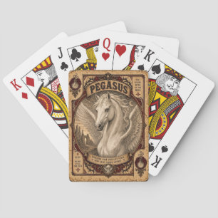 Pegasus, Vintage Circus Monsters Poker Cards