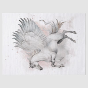 Pegasus Watercolor Decoupage Tissue Paper