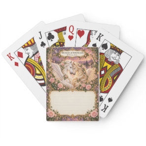 Pegasus Wedding Guest Book Signing Deck Poker Cards