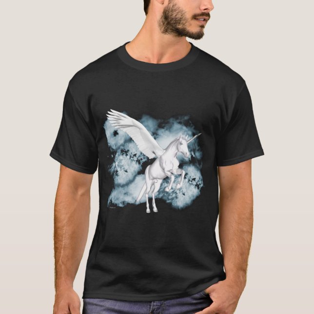 Pegasus White Beauty T-Shirt (Front)