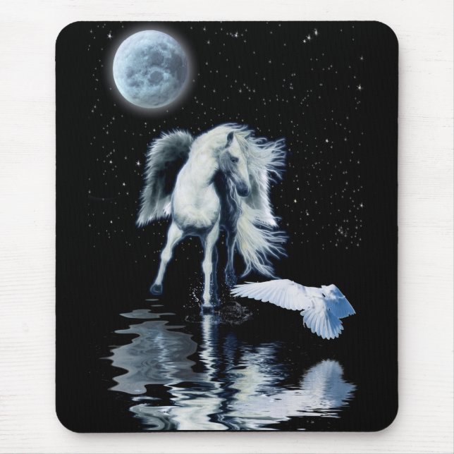 PEGASUS & WHITE RAVEN Collection Mouse Pad (Front)