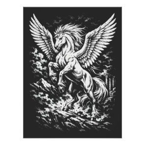 Pegasus — Winged Herald of the Storm Poster