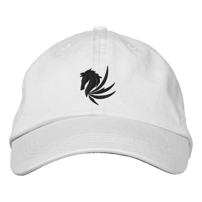 Pegasus Winged Horse symbol Embroidered Baseball Cap (Front)