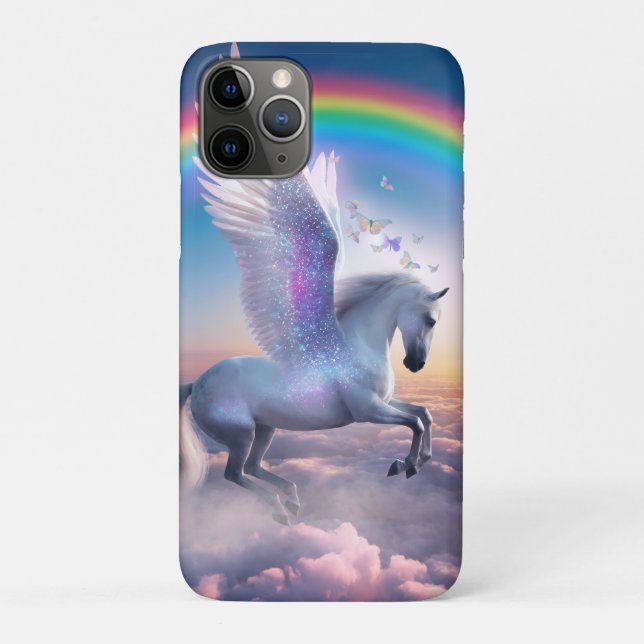 Pegasus with Rainbow Case-Mate iPhone Case (Back)