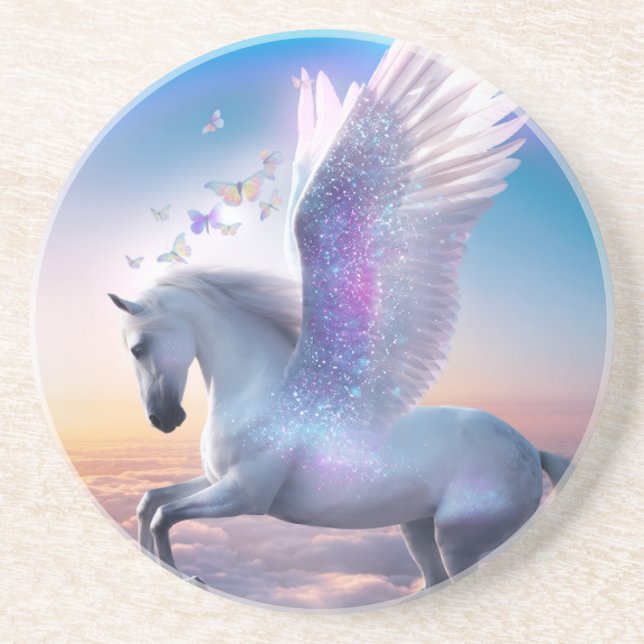 Pegasus with Rainbow Coaster (Front)