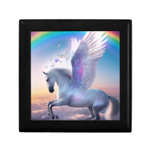 Pegasus with Rainbow Gift Box