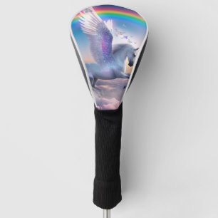 Pegasus with Rainbow Golf Head Cover