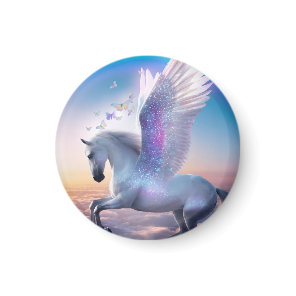 Pegasus with Rainbow Magnet