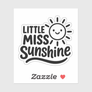 Pegatina con forma – Little Miss Sunshine Sticker