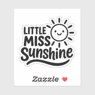 Pegatina con forma – Little Miss Sunshine Sticker