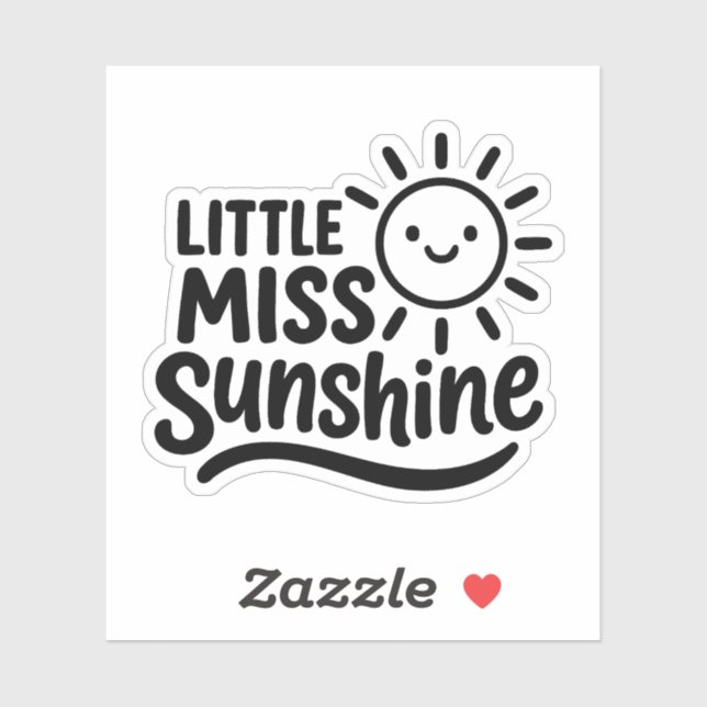 Pegatina con forma – Little Miss Sunshine Sticker (Sheet)