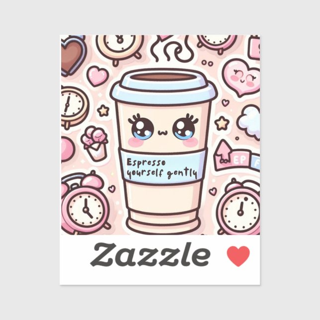 Pegatina de vinilo con forma personalizada sticker (Sheet)