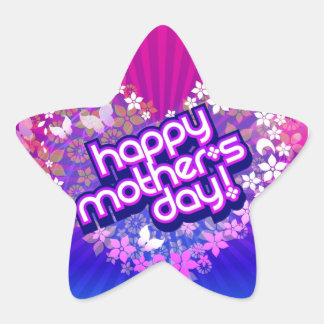 Pegatina Dia de la Madre Star Sticker