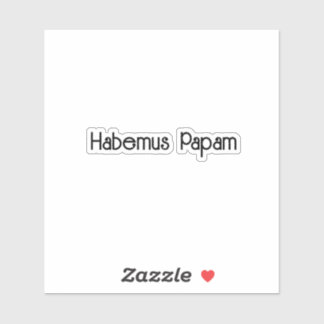 Pegatina Habemus Papam Sticker