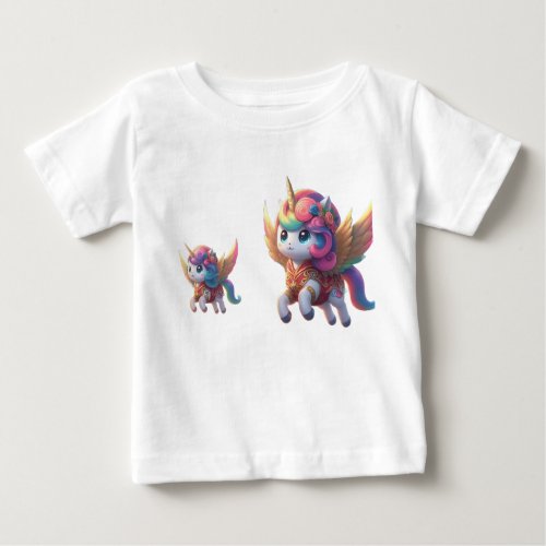 Pegauss Ride With Dazzling Displays Baby T_Shirt