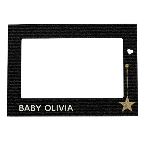 Pegboard Baby Ultrasound Name Announcement  Magnetic Frame