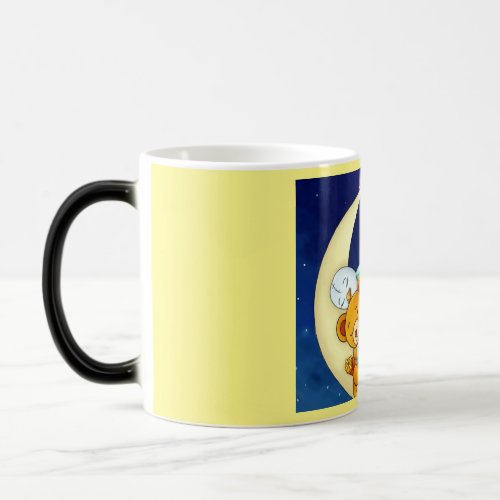 Peggy and Starry Sleeping in the Moon Mug