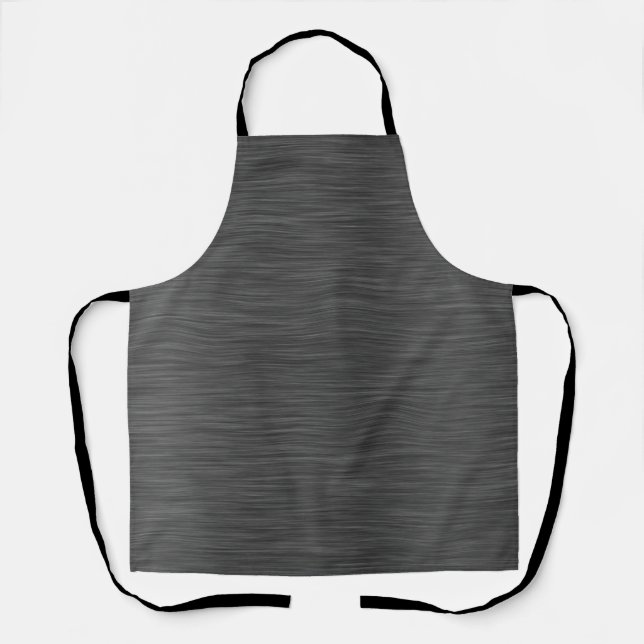 Peggy Ann All Over Gray Kitchen Apron (Front)