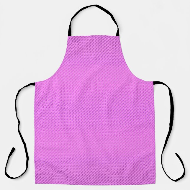 Peggy Ann Pink Love Apron (Front)