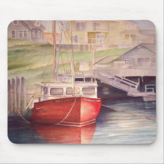 Peggy's Cove Boat Mouse Pad