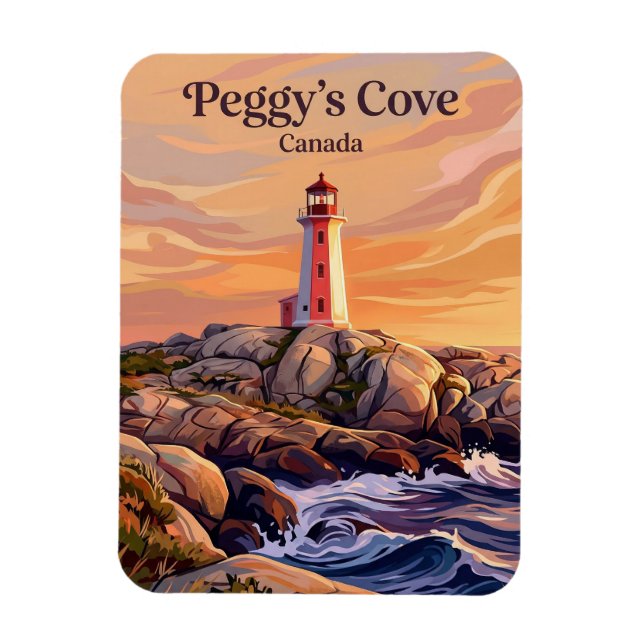 Peggy's Cove Canada Magnet (Vertical)