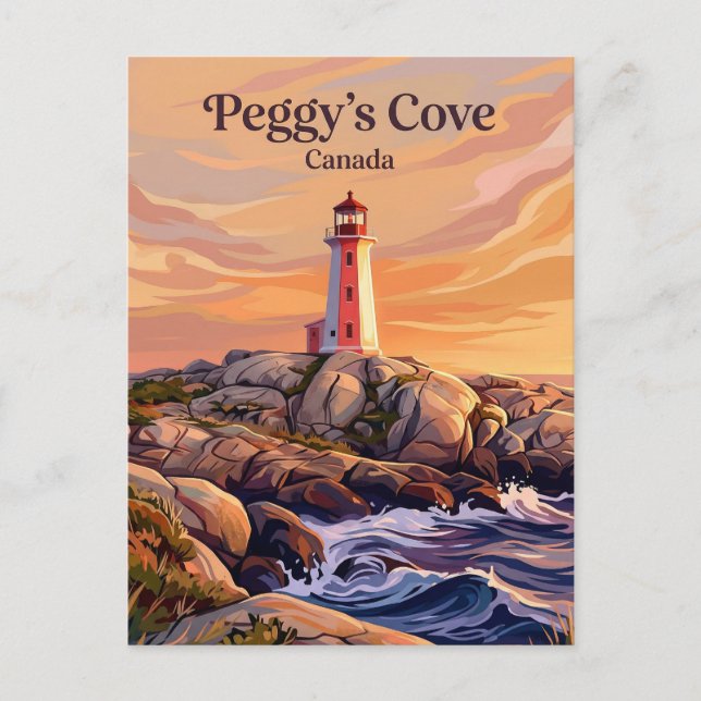 Peggy's Cove Canada Postcard (Front)