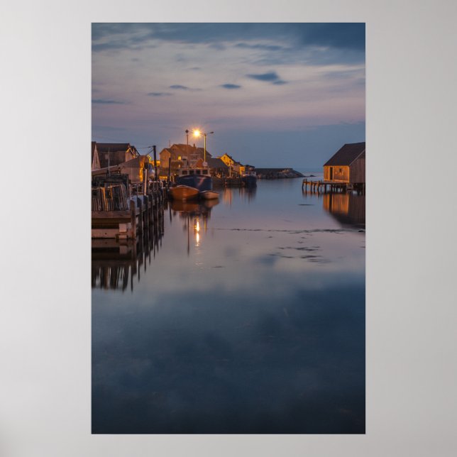 Peggy's Cove Harbour Poster (Front)