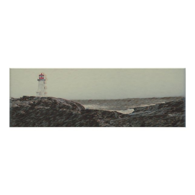 Peggy's Cove Light House Photo Print (Front)