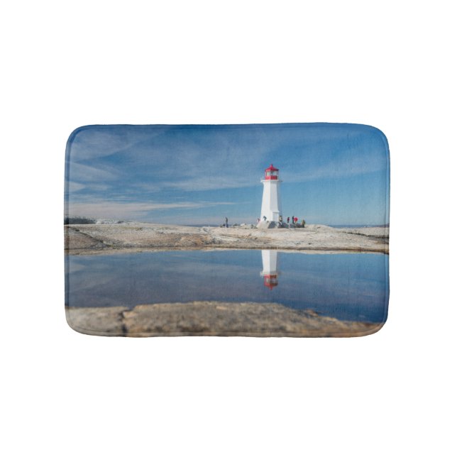 Peggy'S Cove Lighthouse | Canada Bathroom Mat (Front)