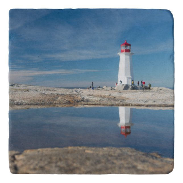 Peggy'S Cove Lighthouse | Canada Trivet (Front)