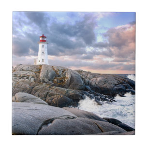 Peggy's Cove Lighthouse Ceramic Tile
