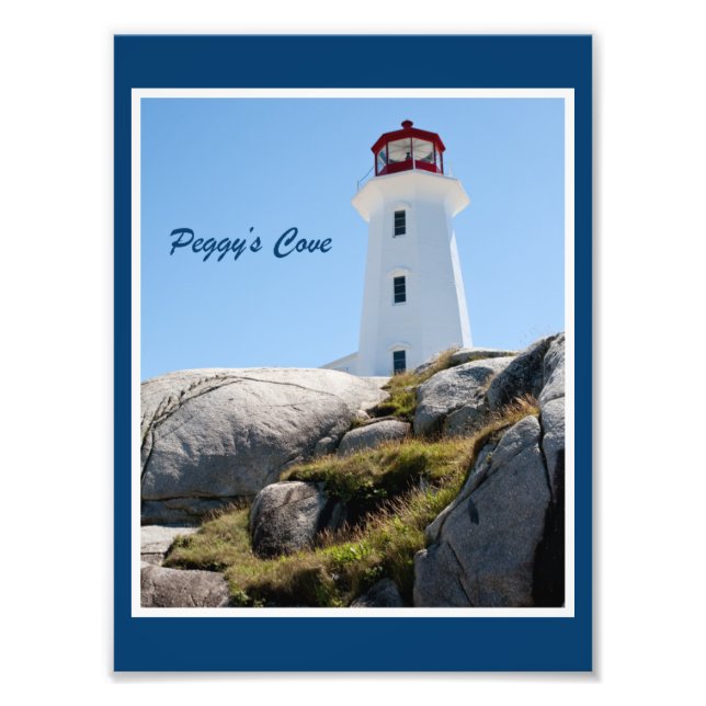Peggy's Cove Lighthouse (Color) Photo Print (Front)