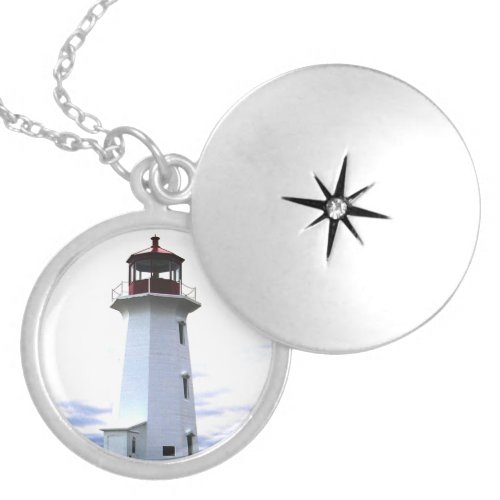 Peggys Cove Lighthouse Customizable Necklace