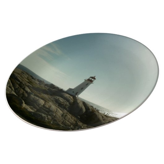 Peggy's Cove Lighthouse Decorative Plate (Side)