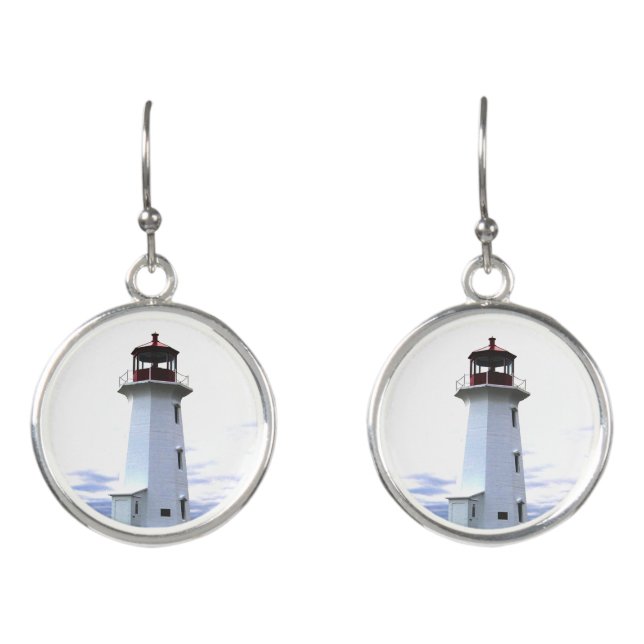 Peggy's Cove  Lighthouse Earrings Nova Scotia (Front)