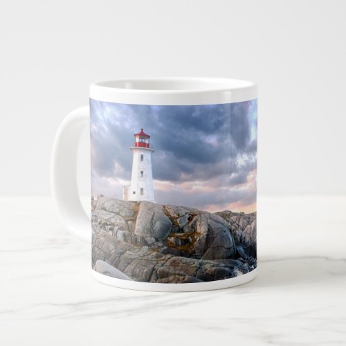 Peggys Cove Lighthouse Giant Coffee Mug