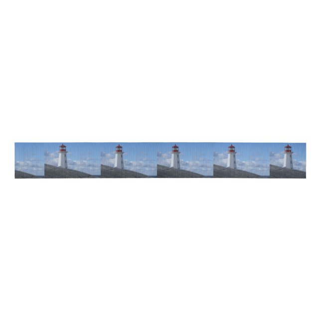 Peggy's Cove Lighthouse Grosgrain Ribbon (Front)