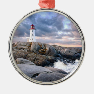 Peggy's Cove Lighthouse Metal Ornament