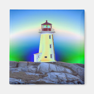 Peggy's Cove Lighthouse Nova Scotia fridge Magnet